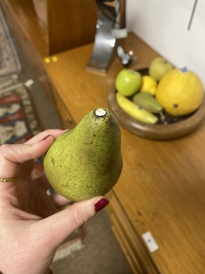 Lot 364 - ﻿A collection of Penkridge ceramic fruit and other faux fruit
