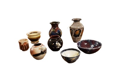 Lot 369 - A selection of studio pottery, including Northumbrian Craft Pottery and other makers