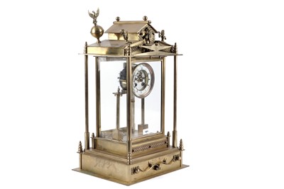 Lot 181 - S Marti & Cie: a large and impressive French gilt four-glass mantel clock