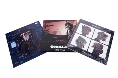 Lot 491 - Three records by Virtual Hip-Hop Lo-Fi Band 'Gorillaz'