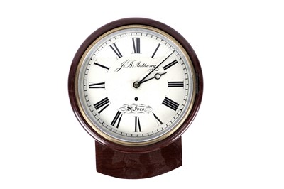 Lot 1374 - J.B. Anthony, St. Ives: a late 19th Century wall timepiece