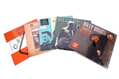 Lot 537 - Five records by the 'Bard of Barking', British singer/songwriter Billy Bragg