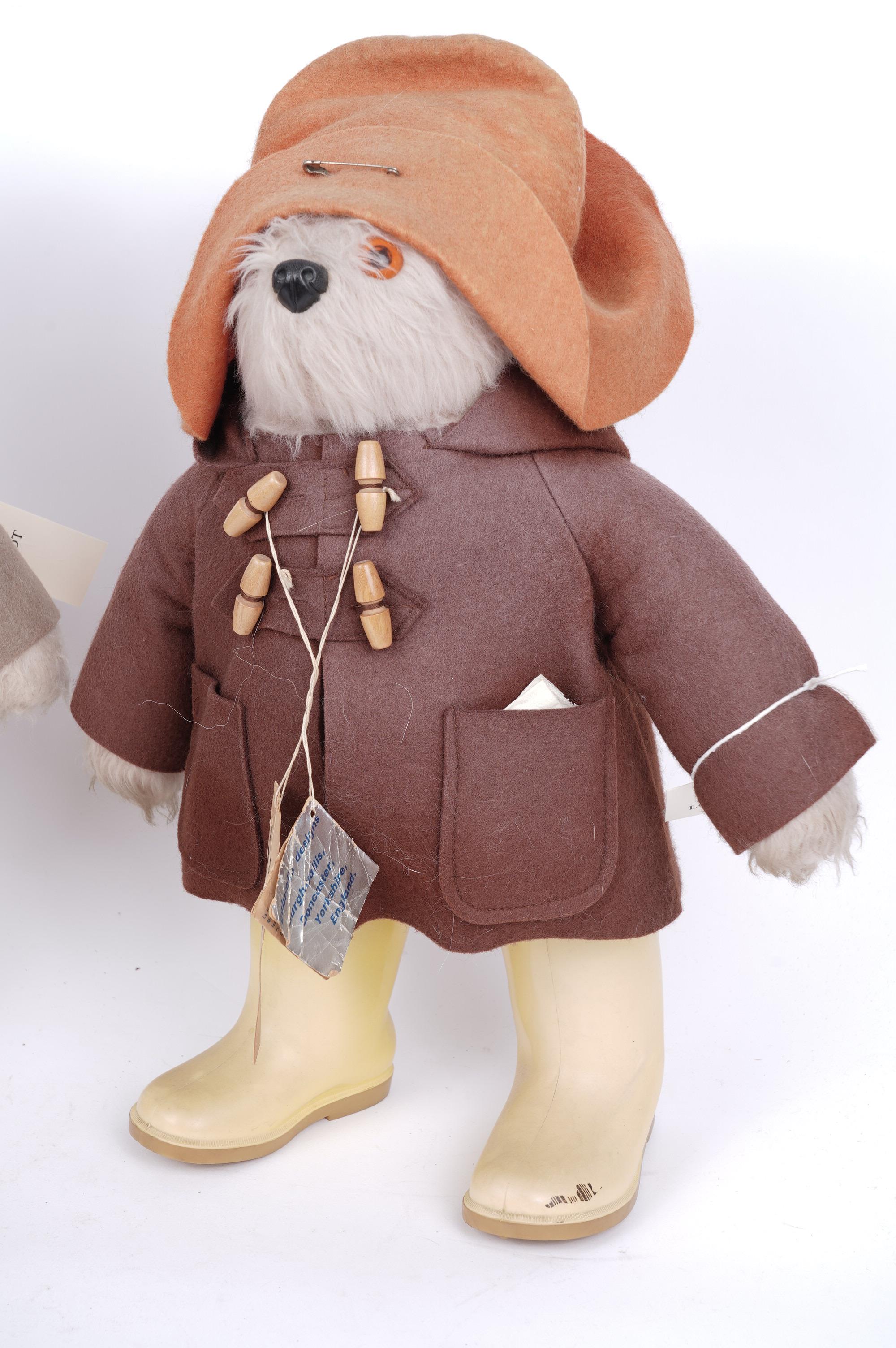 Lot 163 - Two Gabrielle Designs Paddington Bear teddy