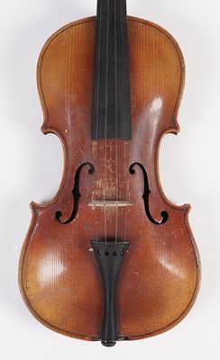 Lot 65 - A German Stainer model violin