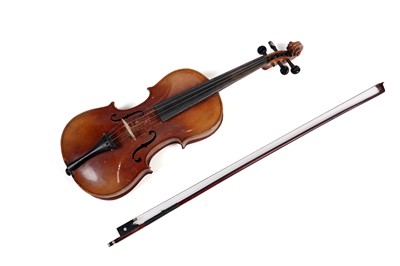 Lot 65 - A German Stainer model violin