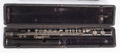 Lot 11 - Two Rudall Carte & Co flutes; and a piccolo