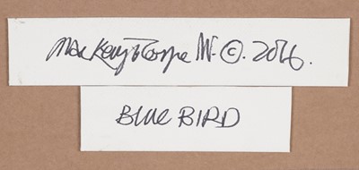 Lot 1015 - Mackenzie Thorpe - Blue Bird | pastel