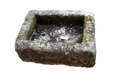 Lot 493 - A stone composite garden planter