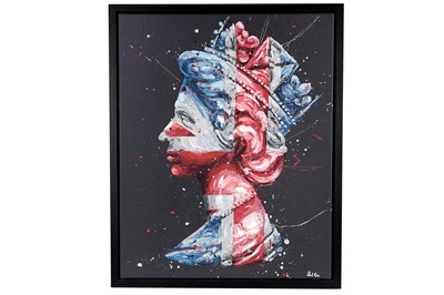 Lot 999 - Paul Oz - Nation's Pride | hand-embellished printed canvas