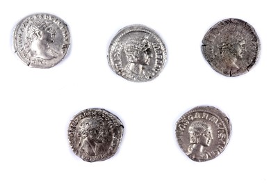 Lot 1294 - Roman Imperial Coinage, five Denarius