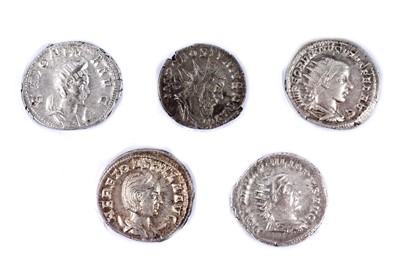 Lot 1295 - Roman Imperial Coinage, five Antoninianus