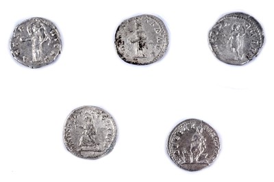 Lot 1296 - Roman Imperial Coinage, five Denarius