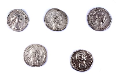 Lot 1296 - Roman Imperial Coinage, five Denarius