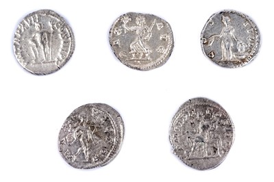 Lot 1301 - Roman Imperial Coinage, five Denarius