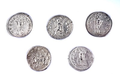 Lot 1302 - Roman Imperial Coinage, five Antoninianus