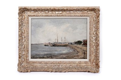 Lot 1143 - Nan Livingston - Scottish Harbour Scene | oil