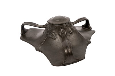 Lot 264 - A Tudric Art Nouveau pewter ink pot