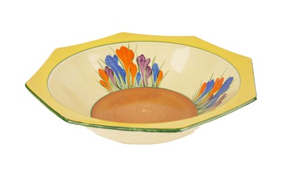 Lot 868 - A Clarice Cliff ‘Crocus’ pattern bowl