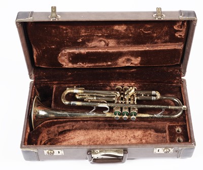 Lot 47 - An Old's Ambassador trumpet, cased