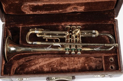 Lot 47 - An Old's Ambassador trumpet, cased