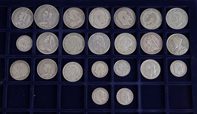 Lot 1244 - A selection of 19th and 20th Century silver coinage