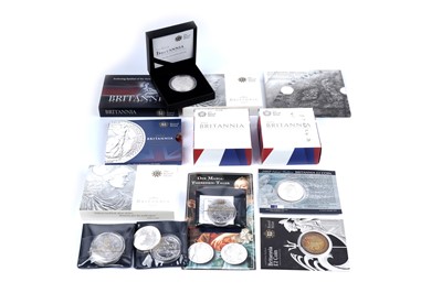 Lot 1251 - The Royal Mint Great Britain: silver Britannia coins; and a Maria Theresa Thaler