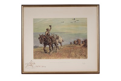 Lot 1552 - Charles "Snaffles" Johnson Payne - Forrard on me Lads, and Hit'em Bl-y Hard! | photolithograph