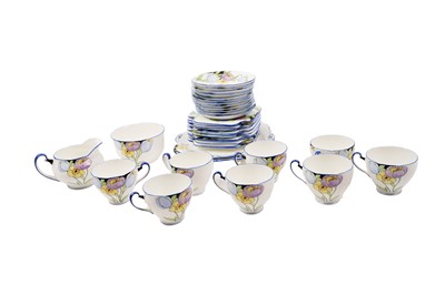 Lot 374 - A Grafton and Sons Art Deco thirty-six piece part tea service