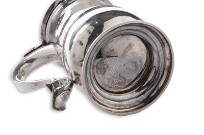 Lot 144 - Regimental interest: a late Victorian silver tankard