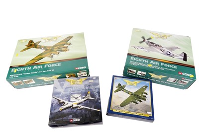 Lot 94 - Four Corgi The Aviation Archive diecast models of American airplanes