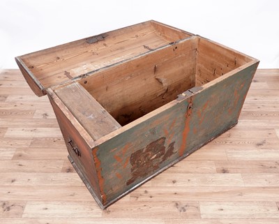Lot 71 - A 19th Century Danish marriage trunk