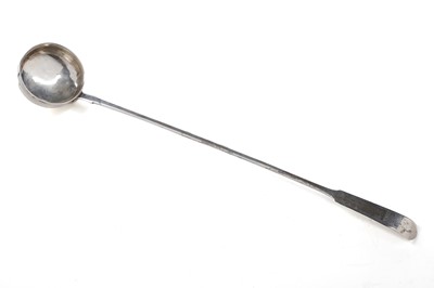 Lot 238 - A Georgie III Scottish silver punch ladle