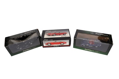 Lot 140 - Three AUTOart diecast models of Jaguars