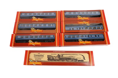 Lot 50 - ﻿A collection of Hornby 'Coronation Scot' 00-gauge models, all boxed