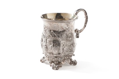 Lot 159 - A Victorian silver christening mug