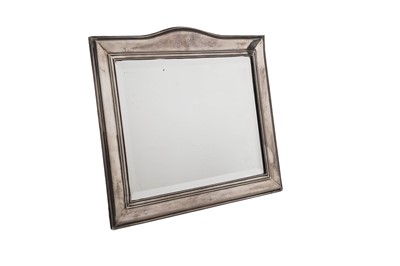 Lot 165 - A George V silver mounted mirror frame