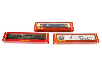 Lot 55 - Two Hornby Railways 00-gauge LNER locomotives and tenders; and another Hornby 00-gauge model