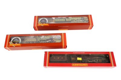 Lot 57 - ﻿Three Hornby Railways 00-gauge locomotives and tenders