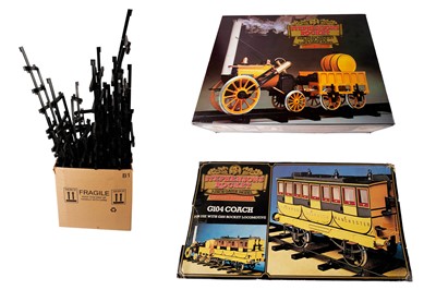 Lot 60 - Two Hornby Railways Stephenson's Rocket models; and track