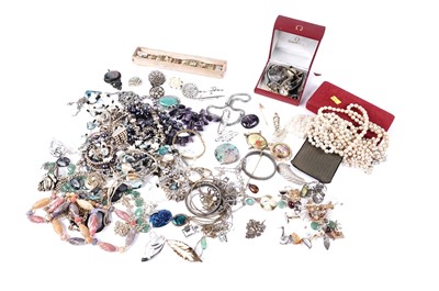 Lot 243 - A selection of costume jewellery; and wristwatches