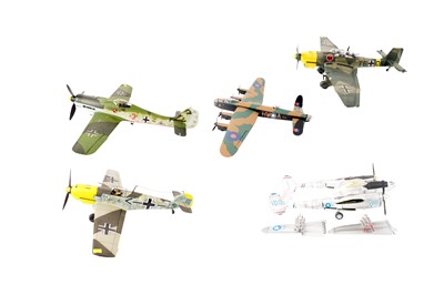 Lot 203 - A selection of British, American, and German model planes