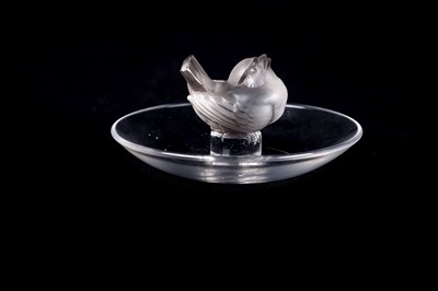 Lot 1017 - A Lalique Pinson cendrier