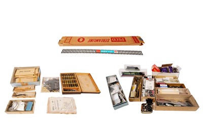 Lot 77 - A selection of model train and railway accessories; and other items