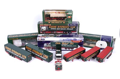 Lot 115 - ﻿A collection of Corgi 'Eddie Stobart' diecast model vehicles