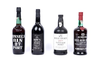 Lot 757 - Four bottles of port