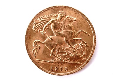 Lot 159 - A George V gold half sovereign 1915