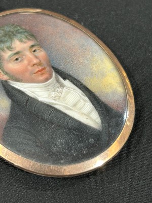 Lot 926 - Peter Paillou II - Portrait miniature of a Regency gentleman | portrait miniature