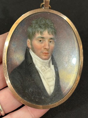 Lot 926 - Peter Paillou II - Portrait miniature of a Regency gentleman | portrait miniature