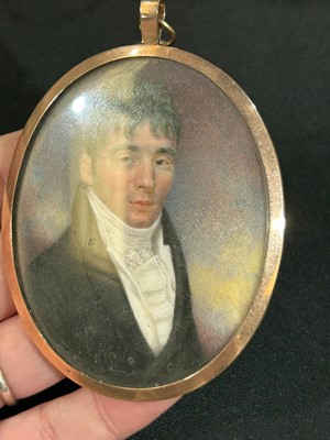 Lot 926 - Peter Paillou II - Portrait miniature of a Regency gentleman | portrait miniature