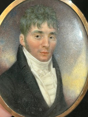 Lot 926 - Peter Paillou II - Portrait miniature of a Regency gentleman | portrait miniature